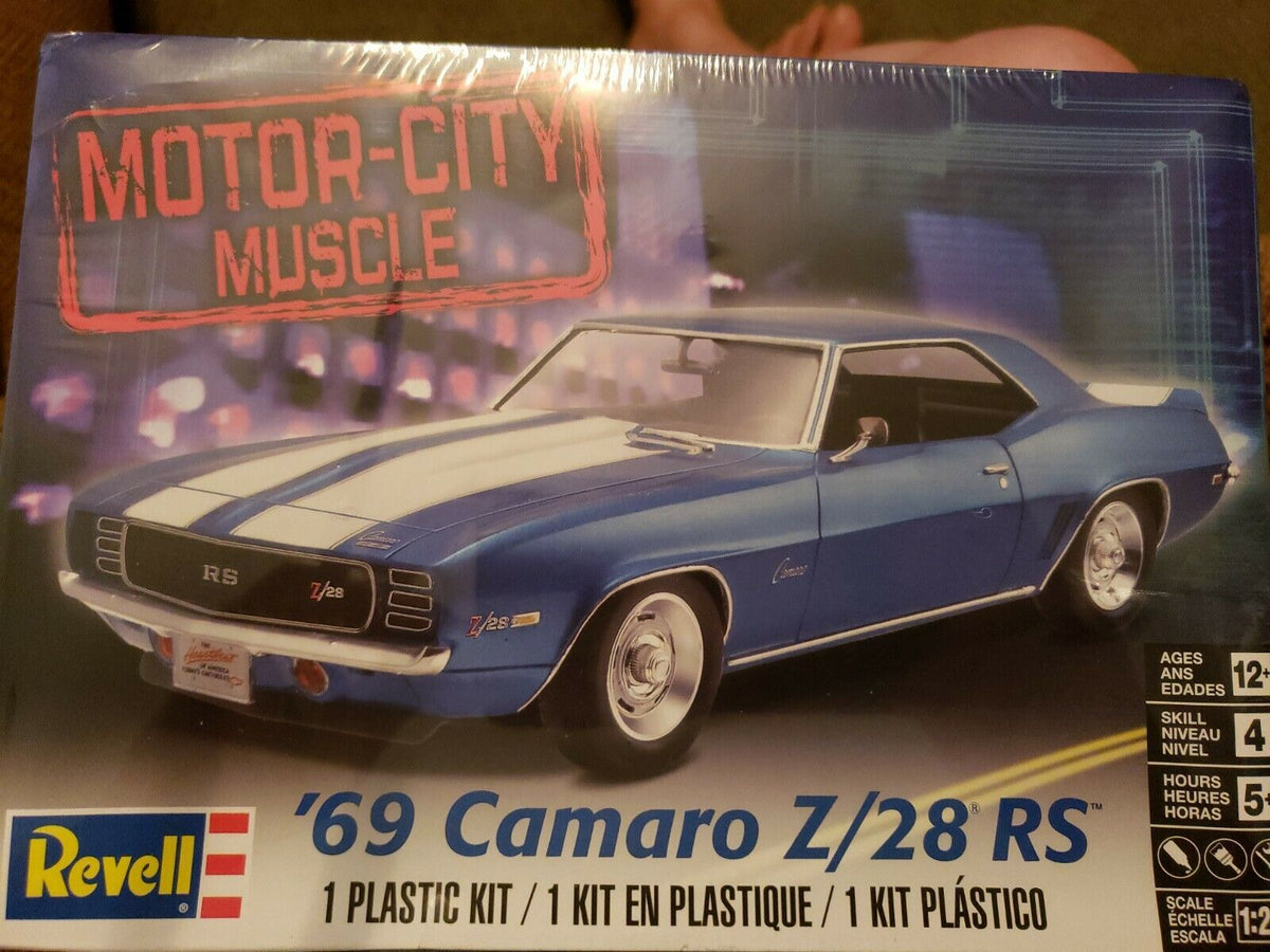 Revell 85-7457 1969 Camaro Z/28 RS Motor-City Muscle kit in its sealed box