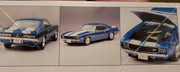 Revell 85-7457 Camaro Z/28 RS kit package side showing painted model and engine details
