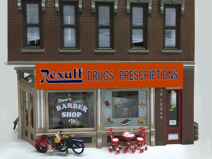 Miller Engineering Rexall Sign (Lg) — exact product reference