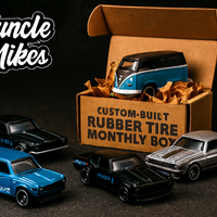Muncle Mikes Rubber Tire Hot Wheels Subscription Box — Monthly Custom Diecast Club