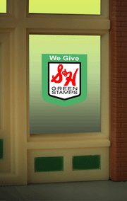 Miller Engineering S&H Window Sign — exact product reference