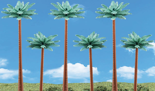 Scene-A-Rama SP4152 Palm Trees, six miniature palm trees; scenery not included