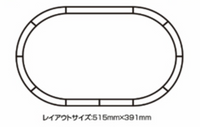 Narrow-Gauge UNITRACK Oval Track Set with Kato Power Pack Standard SX (52-850) exact product view 4