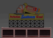 Miller Engineering Sunbeam Bread Billboard (Lg) — exact product reference