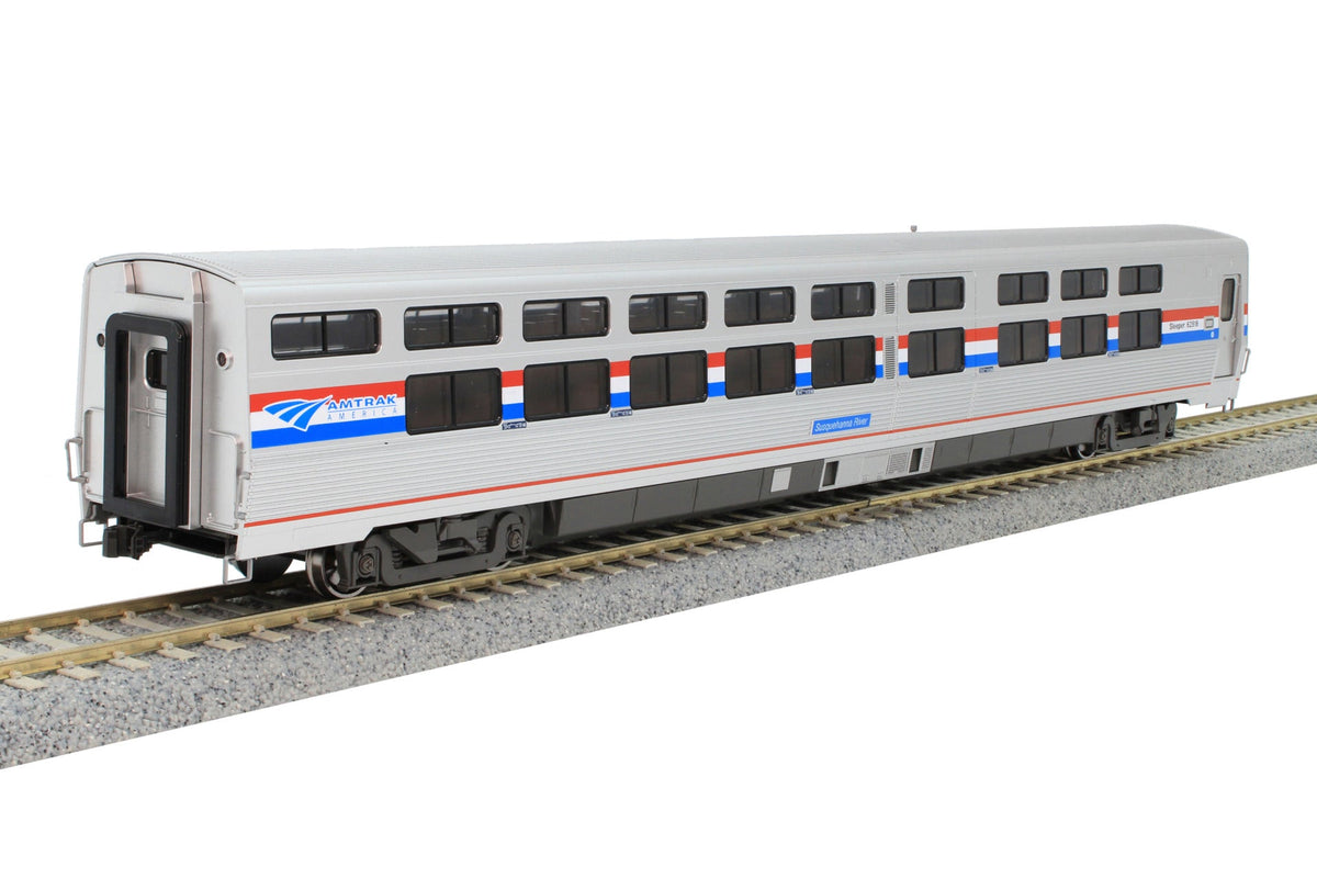 Kato HO Scale Amtrak Viewliner II Sleeper Phase III #62518 Susquehanna River — exact product view