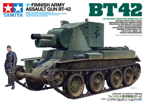 Tamiya 1/35 Finnish Army Assault Gun Bt-42 - 35318 — exact product reference