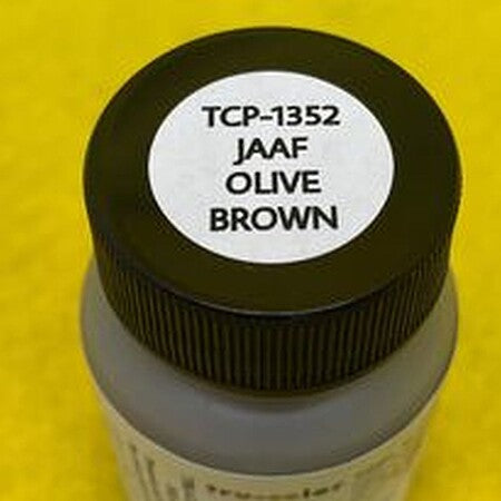 Tru-Color TCP-1352 JAAF Olive Brown model paint bottle