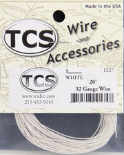 Train Control Systems 1227 20' 32 Gauge Wire, White — exact product view