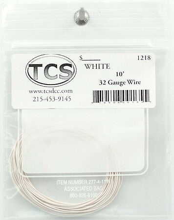 32 GA WHITE WIRE 10' (TCS1218)