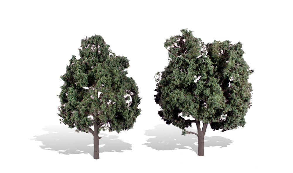Woodland Scenics TR3514 Cool Shade Trees, set of 2 ready-made model trees.