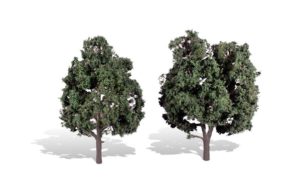 Woodland Scenics TR3514 Cool Shade Trees, set of 2 ready-made model trees.