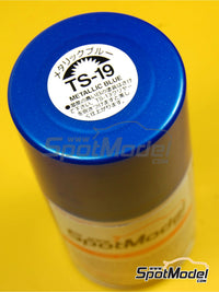 Tamiya TS-19 Metallic Blue Spray Paint 100ml - 85019 - view 2