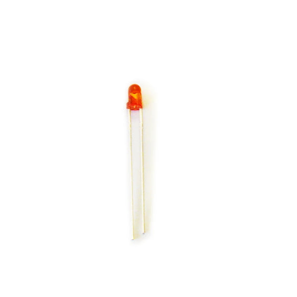 SoundTraxx 810134 golden-white 3 mm LED, representative of the six LEDs included