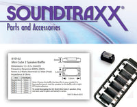 SoundTraxx 810162 Mini Cube 3 speaker and baffle kit with manufacturer packaging