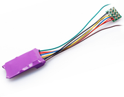 SoundTraxx 852003 MC2H104OP motor decoder with eight-pin plug and wire harness