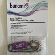 SoundTraxx 884007 Tsunami2 TSU-2200 Steam-2 decoder in labeled manufacturer packaging