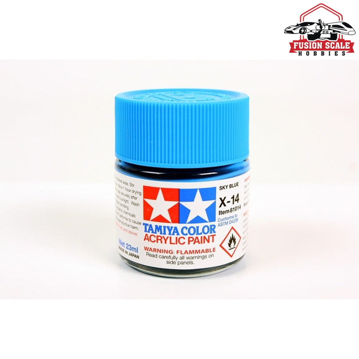 Tamiya Acrylic X-14 Sky Blue 23ml Bottle — exact product reference
