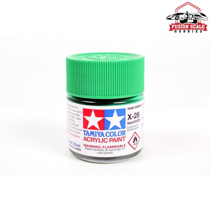 Tamiya Acrylic X-28 Park Green 23ml Bottle — exact product reference