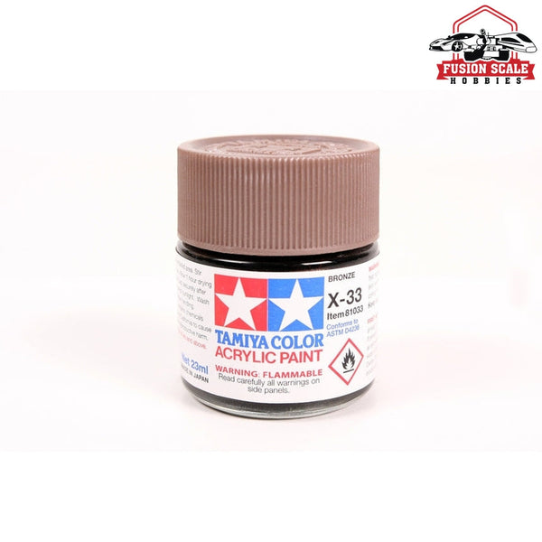 Tamiya Acrylic X-33 Bronze 23ml Bottle — exact product reference