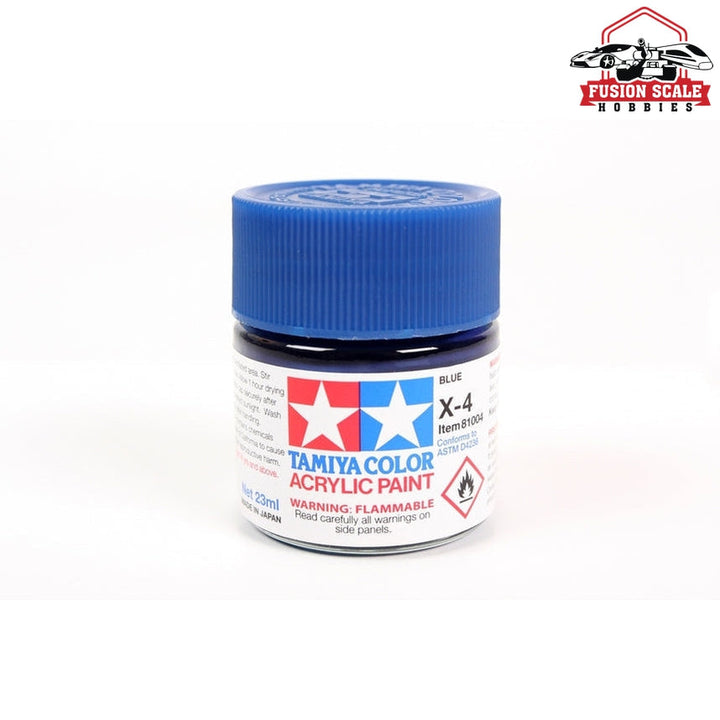 Tamiya Acrylic X-4 Blue 23ml Bottle — exact product reference