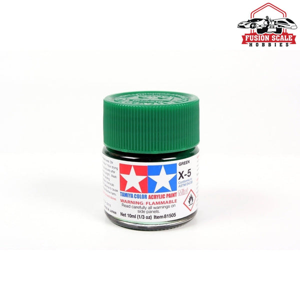 Tamiya Acrylic X-5 Green 10ml Bottle — exact product reference