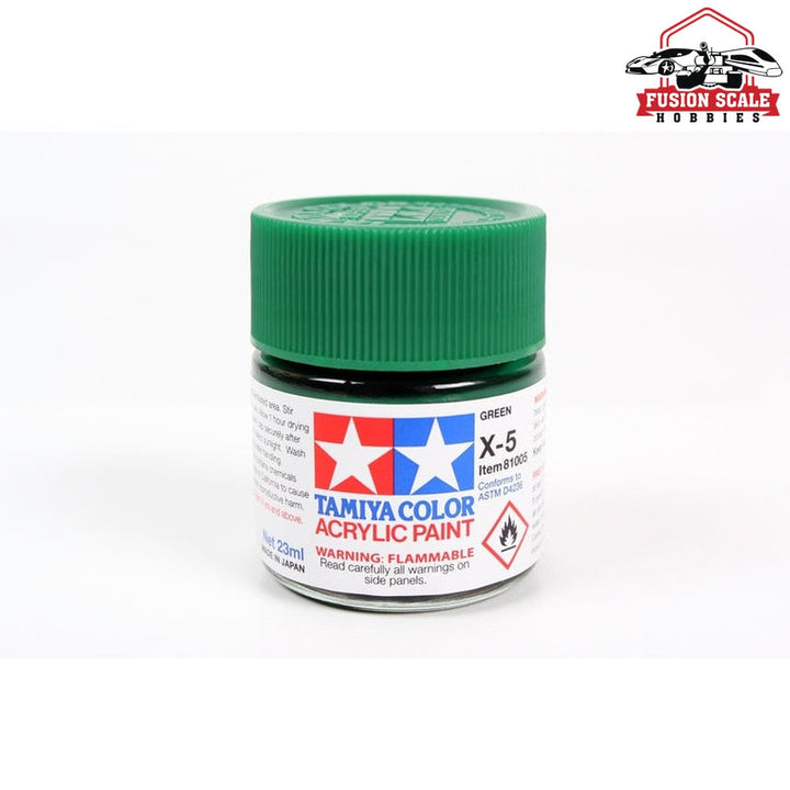 Tamiya Acrylic X-5 Green 23ml Bottle — exact product reference