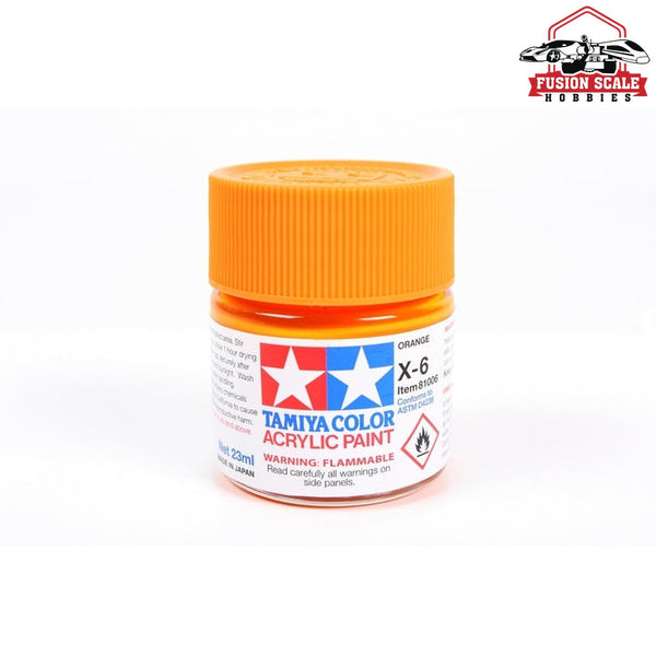 Tamiya Acrylic X-6 Orange 23ml Bottle — exact product reference