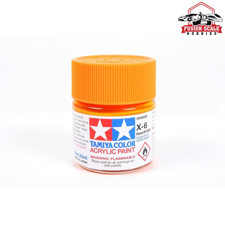 Tamiya Acrylic X-6 Orange 23ml Bottle — exact product reference
