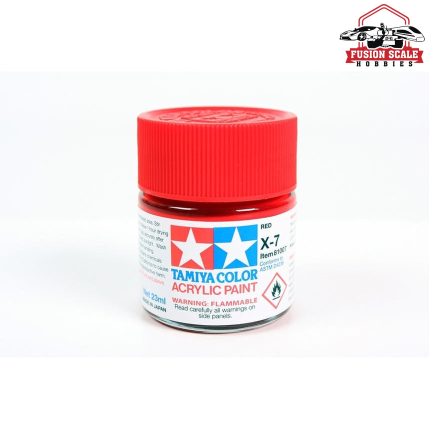 Tamiya Acrylic X-7 Red 23ml Bottle — exact product reference