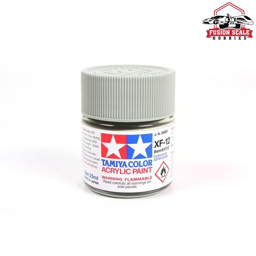 Tamiya Acrylic XF-12 J.N. Grey 23ml Bottle — exact product reference