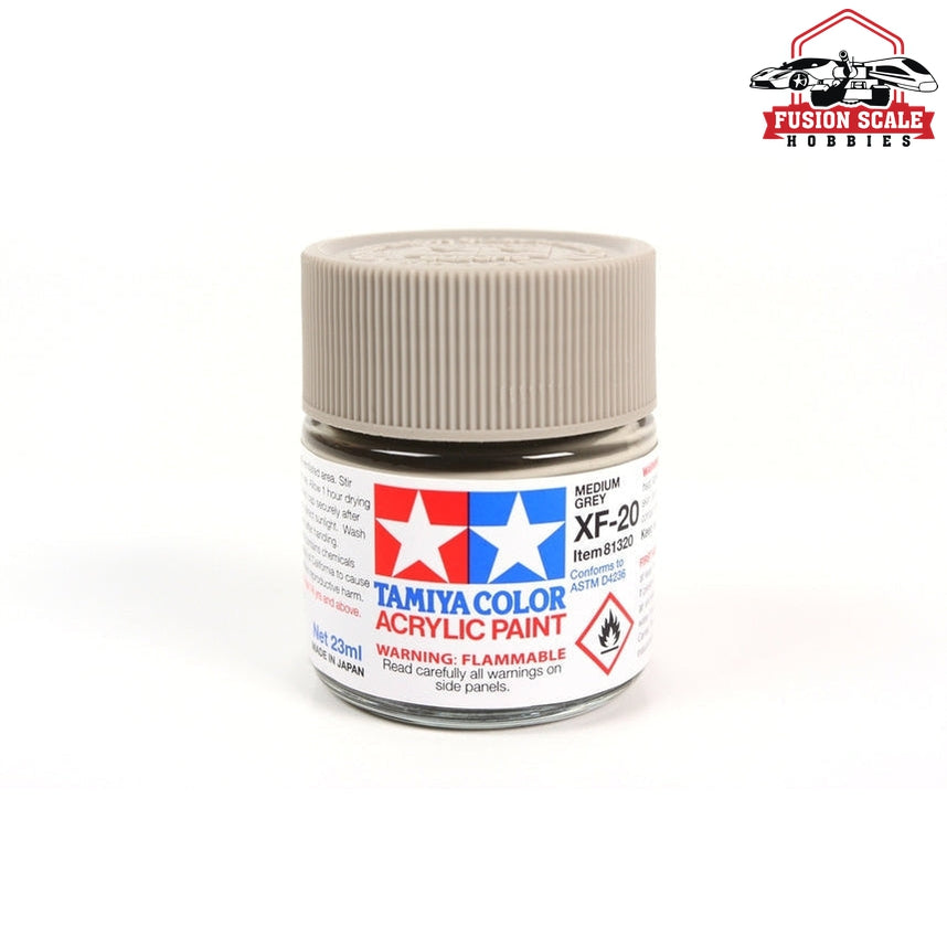 Tamiya Acrylic XF-20 Medium Grey 23ml Bottle — exact product reference