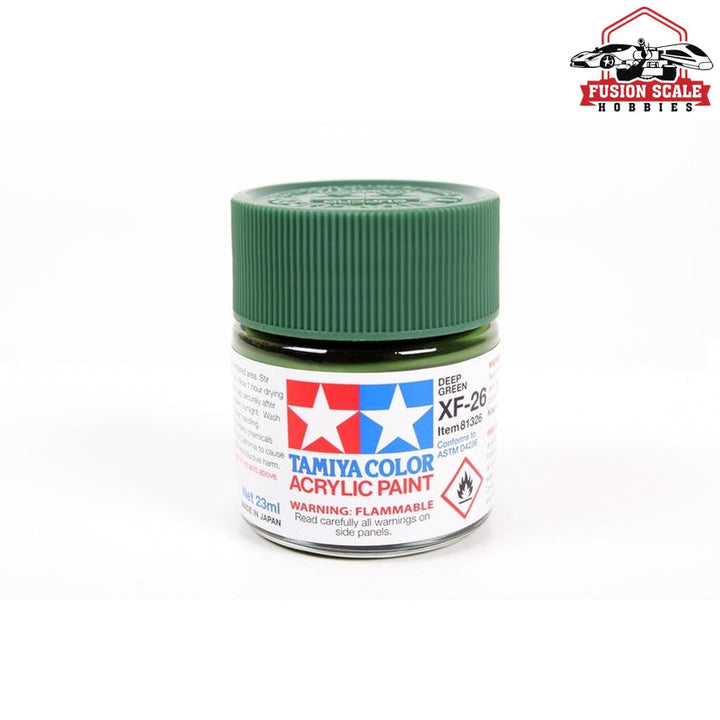 Tamiya Acrylic XF-26 Deep Green 23ml Bottle — exact product reference
