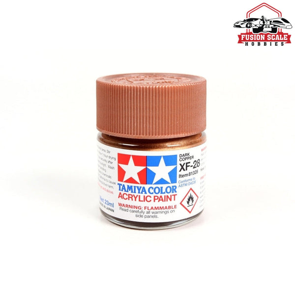 Tamiya Acrylic XF-28 Dark Copper 23ml Bottle — exact product reference