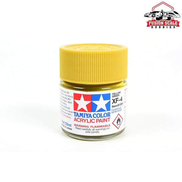 Tamiya Acrylic XF-4 Yellow Green 23ml Bottle — exact product reference