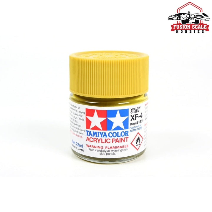 Tamiya Acrylic XF-4 Yellow Green 23ml Bottle — exact product reference