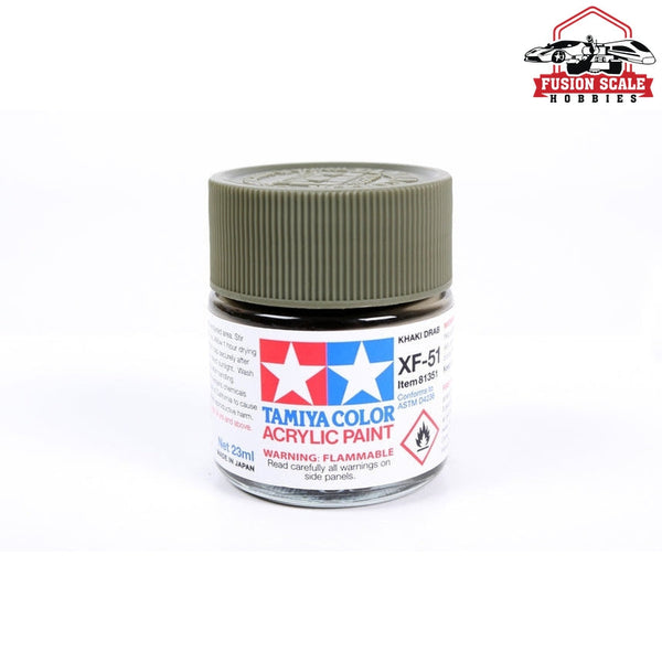 Tamiya Acrylic XF-51 Khaki Drab 23ml Bottle — exact product reference