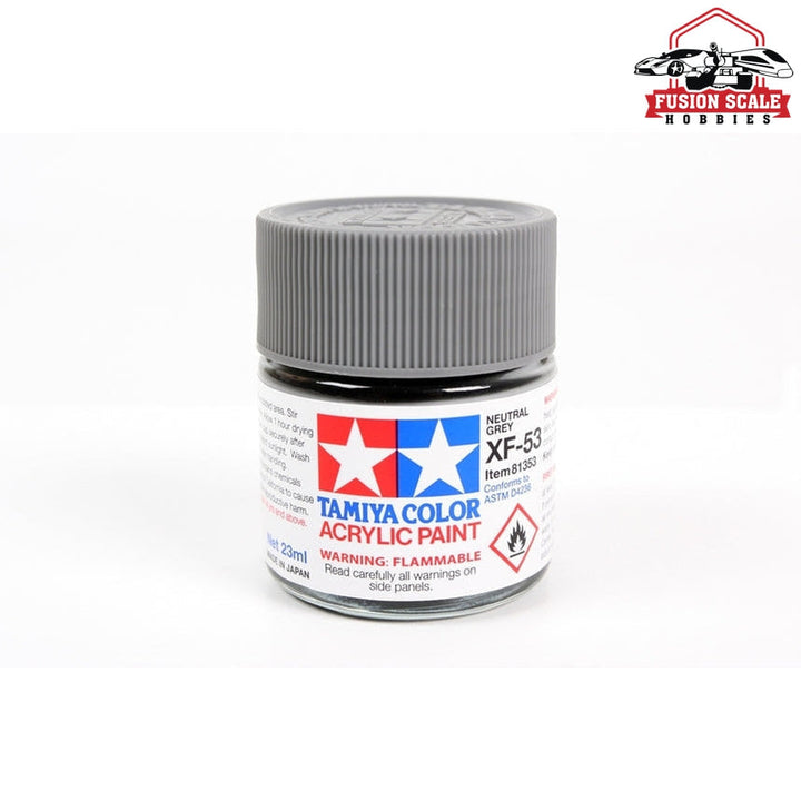 Tamiya Acrylic XF-53 Neutral Grey 23 mL – TAM81353 — exact Tamiya product photo