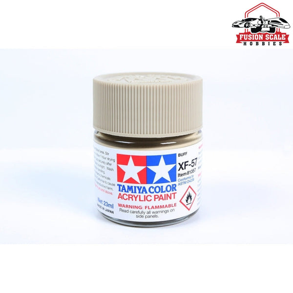 Tamiya Acrylic XF-57 Buff 23 mL – TAM81357 — exact Tamiya product photo