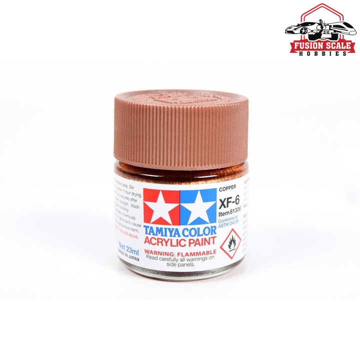 Tamiya Acrylic XF-6 Copper 23ml Bottle — exact product reference