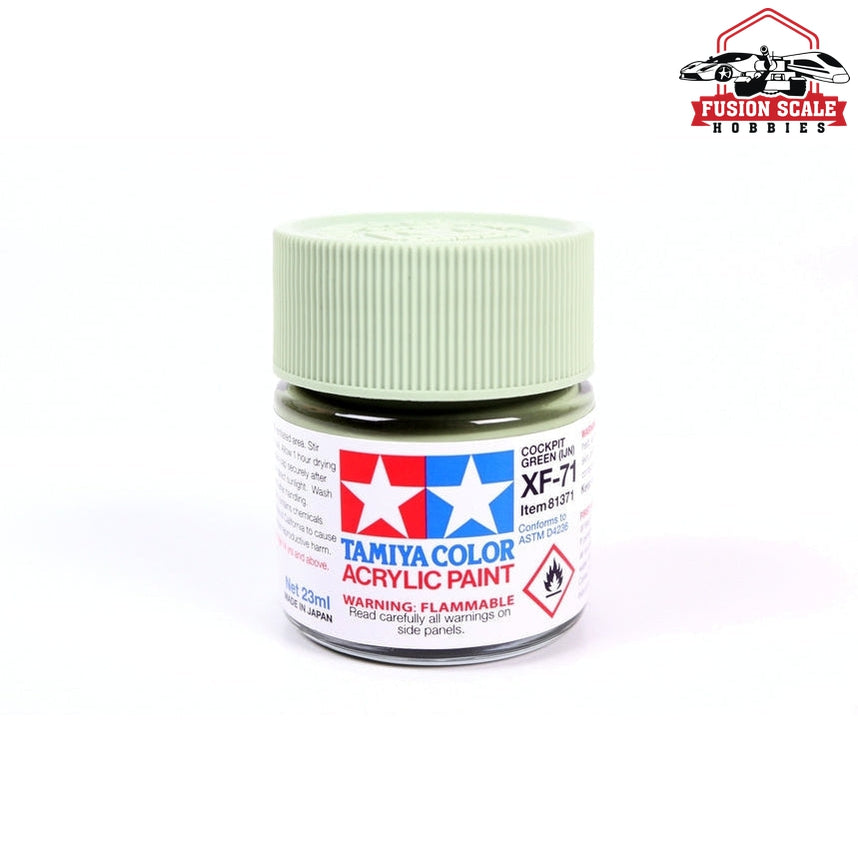 Tamiya Acrylic XF-71 Cockpit Green 23ml Bottle — exact product reference