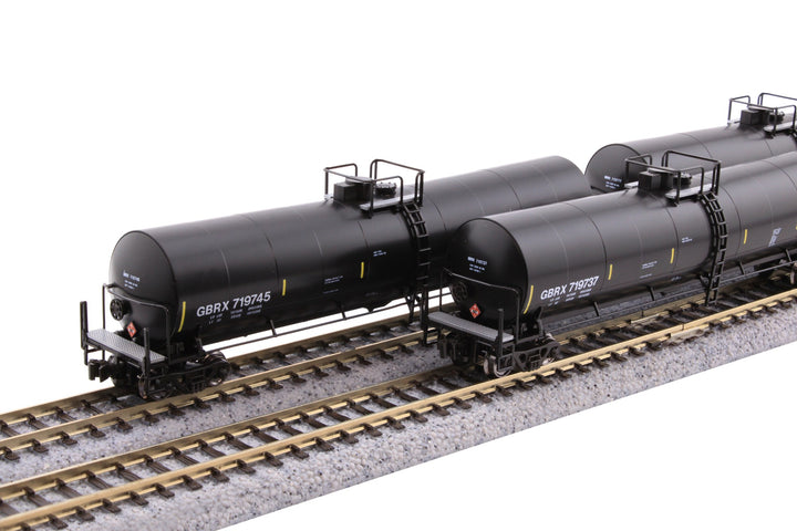 N Greenbrier Tank Car 8 Car Set, GBRX  Set A (106-4801) exact product view 1