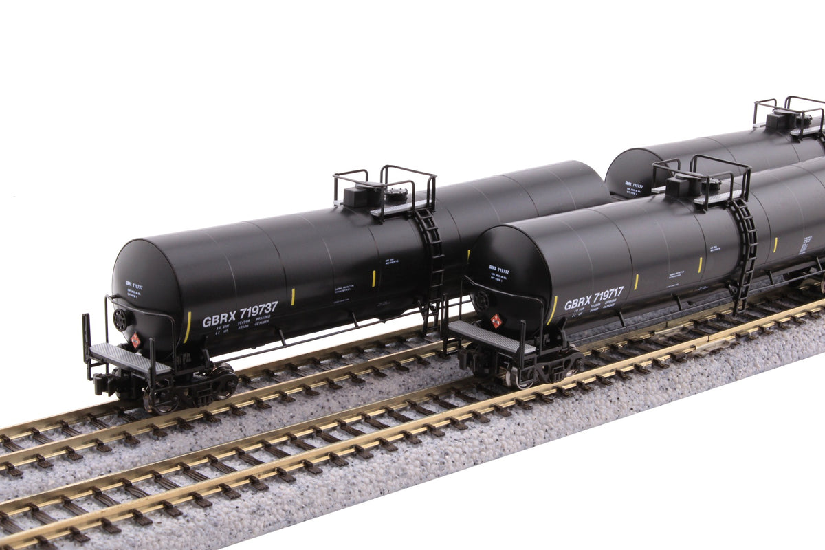 N Greenbrier Tank Car 8 Car Set, GBRX  Set B (106-4802) exact product view 1