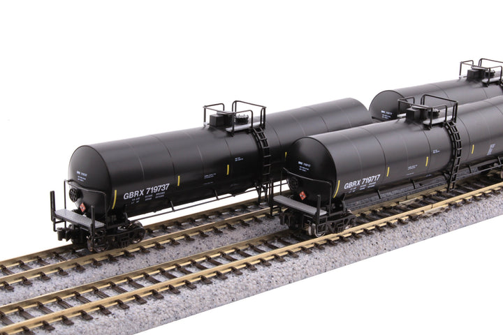 N Greenbrier Tank Car 8 Car Set, GBRX  Set B (106-4802) exact product view 1