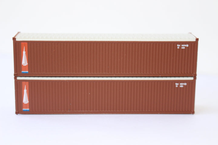 TRANSAMERICA 40' Canvas/Open top container, Square corrugation sides. JTC# 402410 SOLD OUT (402410) exact product view 1