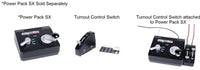 Turnout Control Switch (Black) (24-840BK) exact product view 2