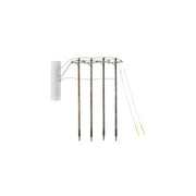 Woodland Scenics US2280 O Scale Single Crossbar Pre-Wired Utility Poles (4)– product image 2