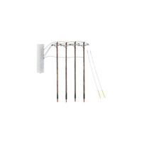 Woodland Scenics US2280 O Scale Single Crossbar Pre-Wired Utility Poles (4)– product image 2