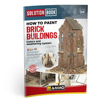 AMMO A.MIG-6510 How to Paint Brick Buildings Solution Book 09 multilingual cover
