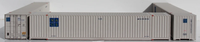 UMXU- UMAX PATCH of a faded ex-NACS 53' HIGH CUBE, 6-42-6 corrugated containers with Magnetic system, Corrugated-side. JTC #535039 (535039) exact product view 5