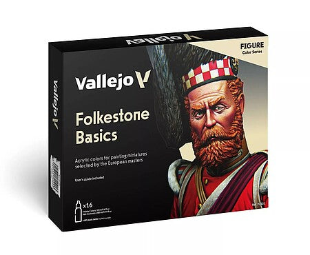Vallejo FOLKSTONE BASICS SET (16) (VLJ70101)